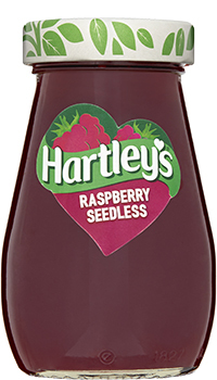 Hartley's Raspberry Seedless Jam