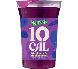 Hartley's 10 Cal Blueberry & Blackcurrant Jelly Pot