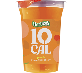 Hartley's 10 Cal Peach Jelly Pot