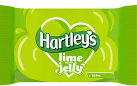 Hartley's Lime Jelly Cubes