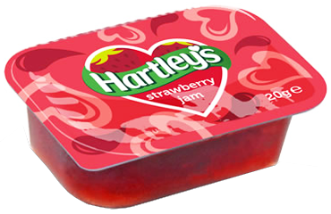 Hartley’s Strawberry Jam 20g Portions