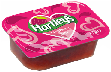 Hartley's Raspberry Jam 20g Portions