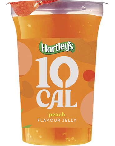 Hartley's 10 Cal Peach Jelly Pot