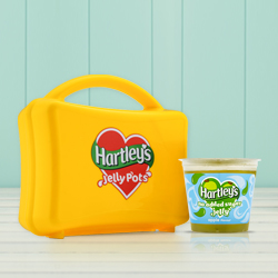 Sharpen your pencils, polish your shoes and weave some wobble into lunch with Hartley’s jelly pots