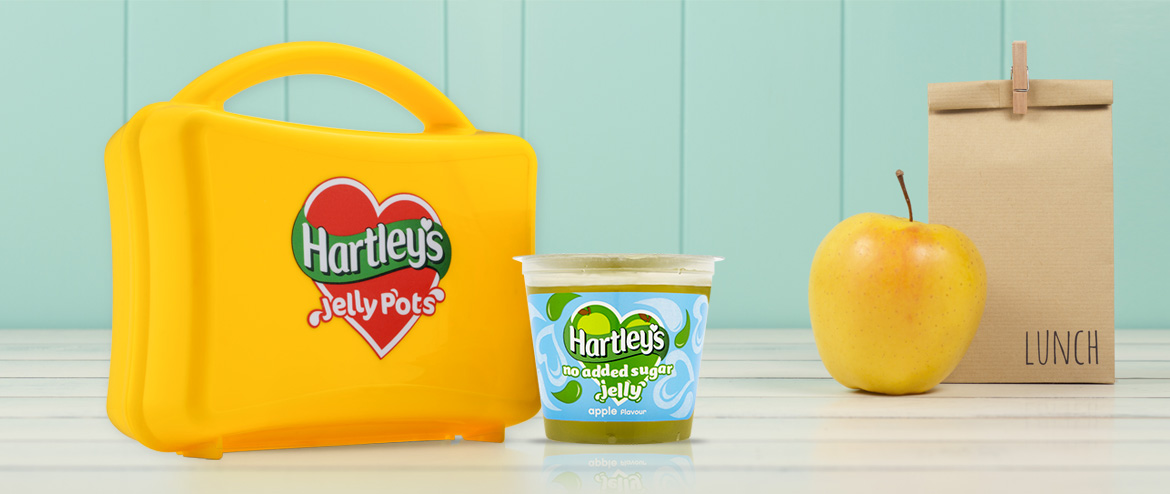 Sharpen your pencils, polish your shoes and weave some wobble into lunch with Hartley’s jelly pots