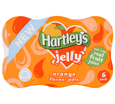 Hartley's Orange Multipack Jelly Pots