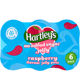 Hartley's No Added Sugar Raspberry Multipack Jelly Pots