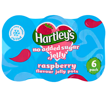 Hartley's No Added Sugar Raspberry Multipack Jelly Pots
