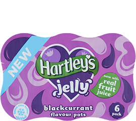 Hartley's Blackcurrant Multipack Jelly Pots