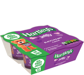 Hartley's Blackcurrant 4 Pack Jelly Pots