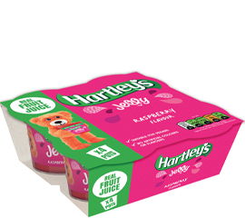 Hartley's Raspberry 4 Pack Jelly Pots