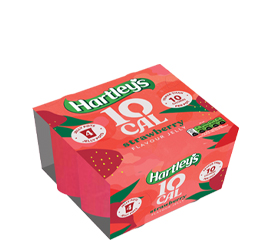 10 Cal Strawberry 4 Pack Jelly Pot