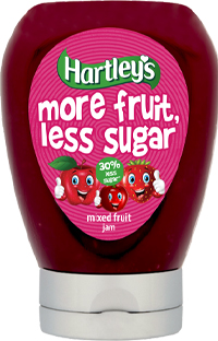 Hartley’s More Fruit Less Sugar Mixed Fruit Jam