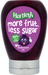 Hartley’s More Fruit Less Sugar Blackcurrant Jam